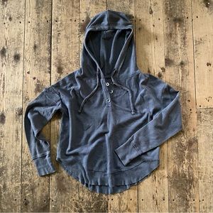 Charcoal Waffle Knit Long Sleeve